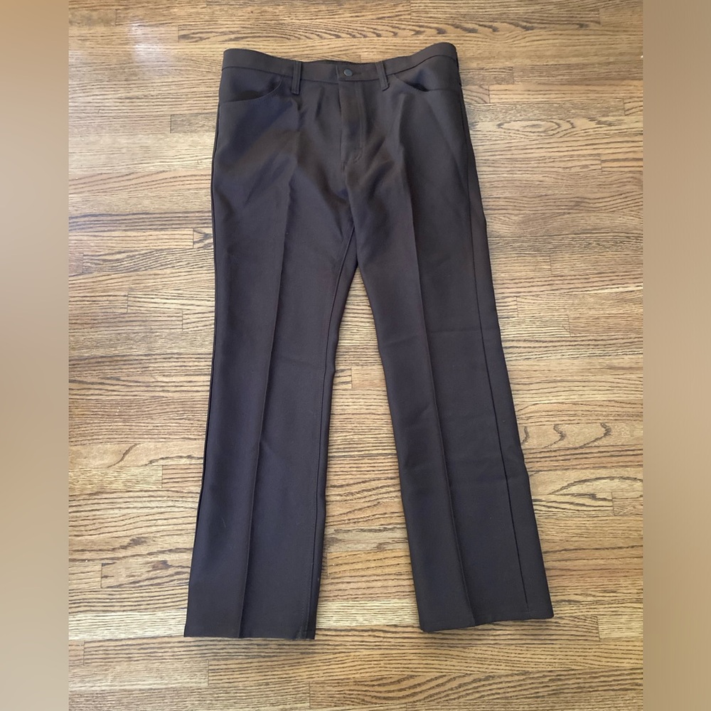 Wrangler Wrancher dress jeans 35x30 NWOT Brown